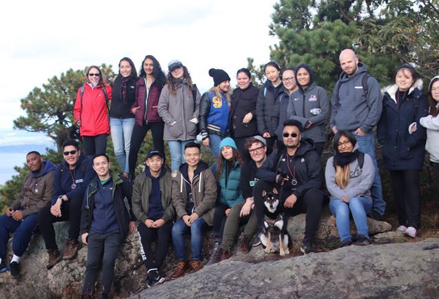 Group of Noyce Science Scholars at Black Rock Forest