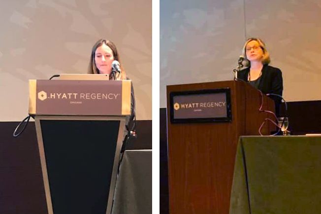 Molly Joyce and Kate McKenna present at the 45th annual Association for Behavior Analysis International Conference in Chicago, Illinois.