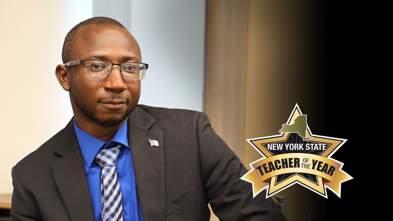 Photo of Alhassan Susso, the NYS Teacher of the Year