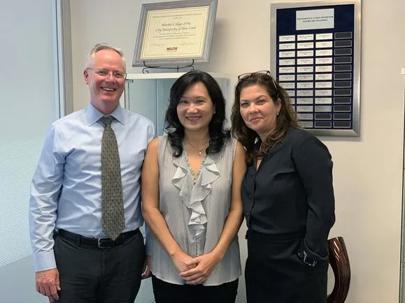 Michael Middleton, Peggy Chen and Elizabeth Da Silva Cardoso