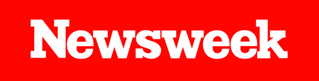 Newsweek logo in red and white