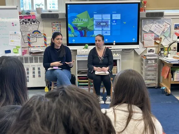 The Early Childhood Program student teachers visit PS 290 in Manhattan, where they participated in a literacy workshop and interactive learning experience.