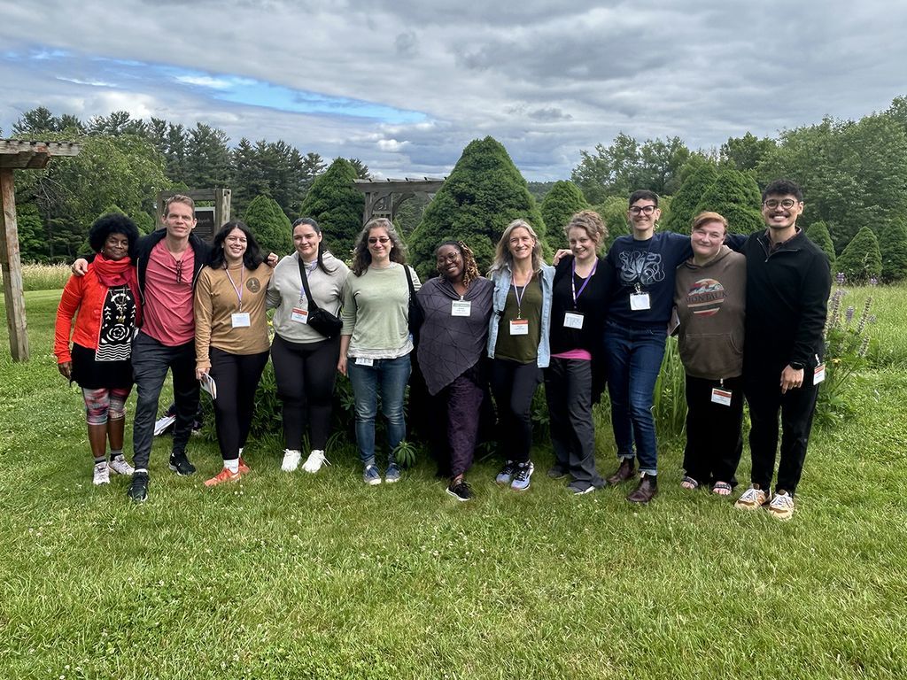 Social and Emotional Learning (SEL) Faculty and Staff Fellowship group photo outside