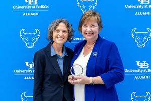 Julie Gorlewski receives distinguished Alumni Award